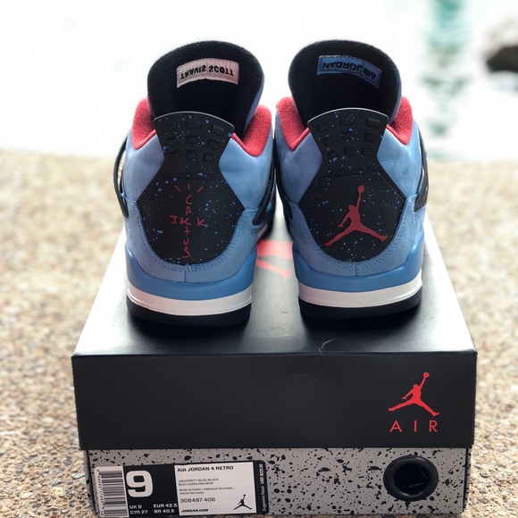 Air Jordan 4 Retro Trqvis Scott Cactus Jack - Picture 4 of 7